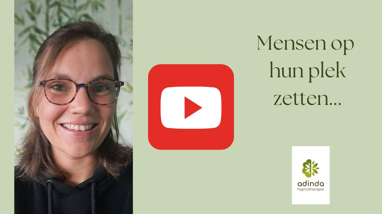 Mensen op hun plek zetten...